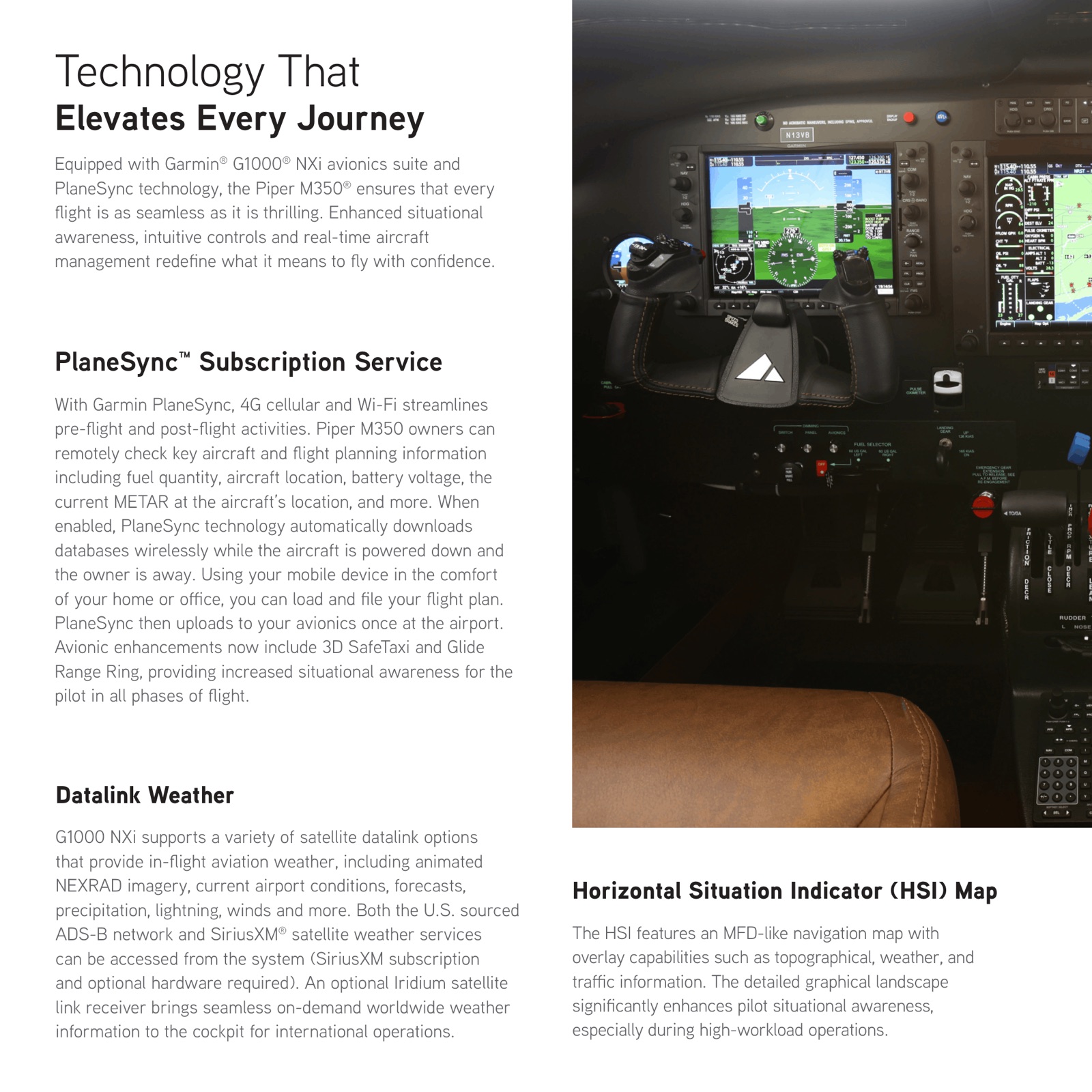 2026 Piper M350 Brochure page 8
