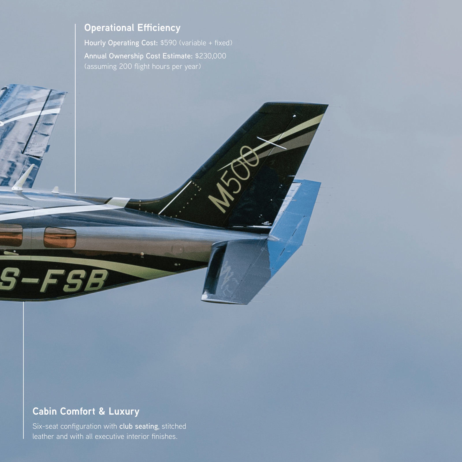 2026 Piper M500 Brochure page 7