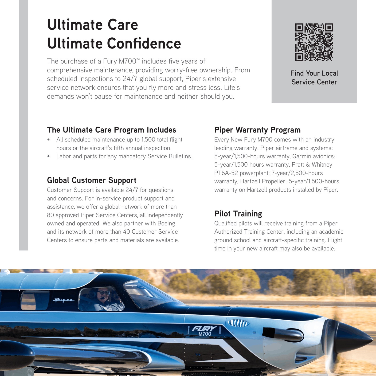 2026 Piper M700 FURY Brochure page 15